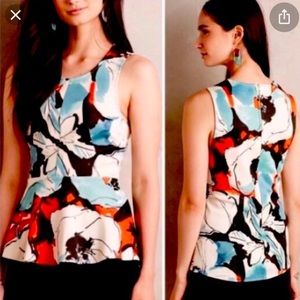NWOT Anthropologie Pani Peplum Tank by Akemi Kin